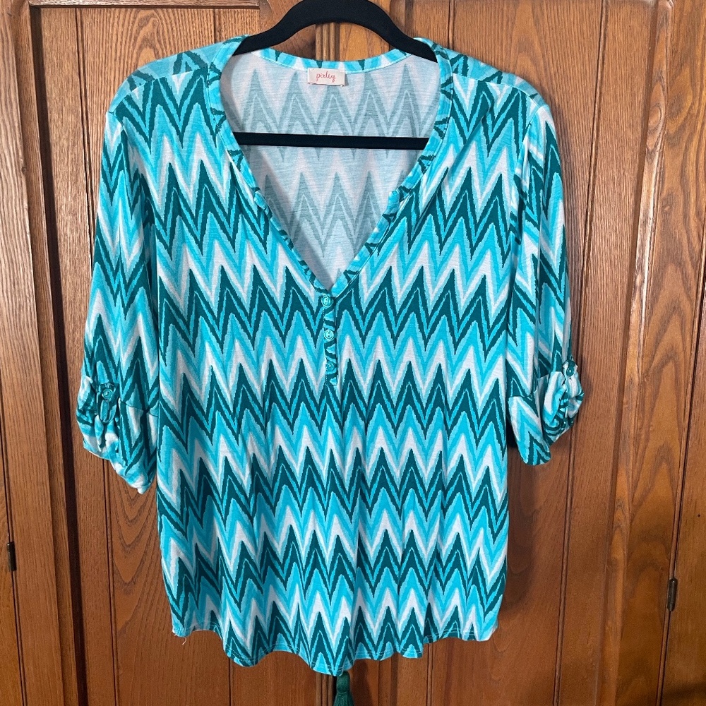 Pixley zig zag top